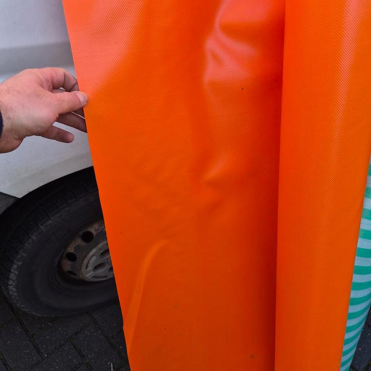 Partij zeil pvc diverse kleuren, 100-320cm breed, Doe-het-zelf en Verbouw, Zeil en Folie, Zeil, 15 m² of meer, Ophalen of Verzenden