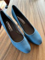 Nieuwe Lichtblauwe suede damespunp TAMARIS maat 39, Pumps, Blauw, Nieuw, Ophalen of Verzenden