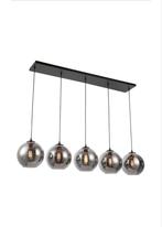 Hanglamp smoke glas, Huis en Inrichting, Lampen | Hanglampen, Ophalen of Verzenden, Glas, Minder dan 50 cm