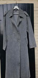 Trenchcoat, VILA, denim, grijsblauw, ruim vallend, 38/40, Kleding | Dames, Maat 38/40 (M), Vila, Zo goed als nieuw, Verzenden