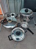 Diverse pannen, Huis en Inrichting, Keuken | Potten en Pannen, Ophalen of Verzenden, Rvs, Pannenset