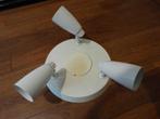 plafond lampje met 3 richtspotjes met dunne fitting, Ophalen, Gebruikt, Metaal