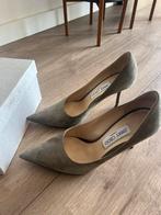 Luxe Jimmy Choo Pumps olijfgroen 38 - Zo Goed Als Nieuw, Ophalen of Verzenden, Zo goed als nieuw