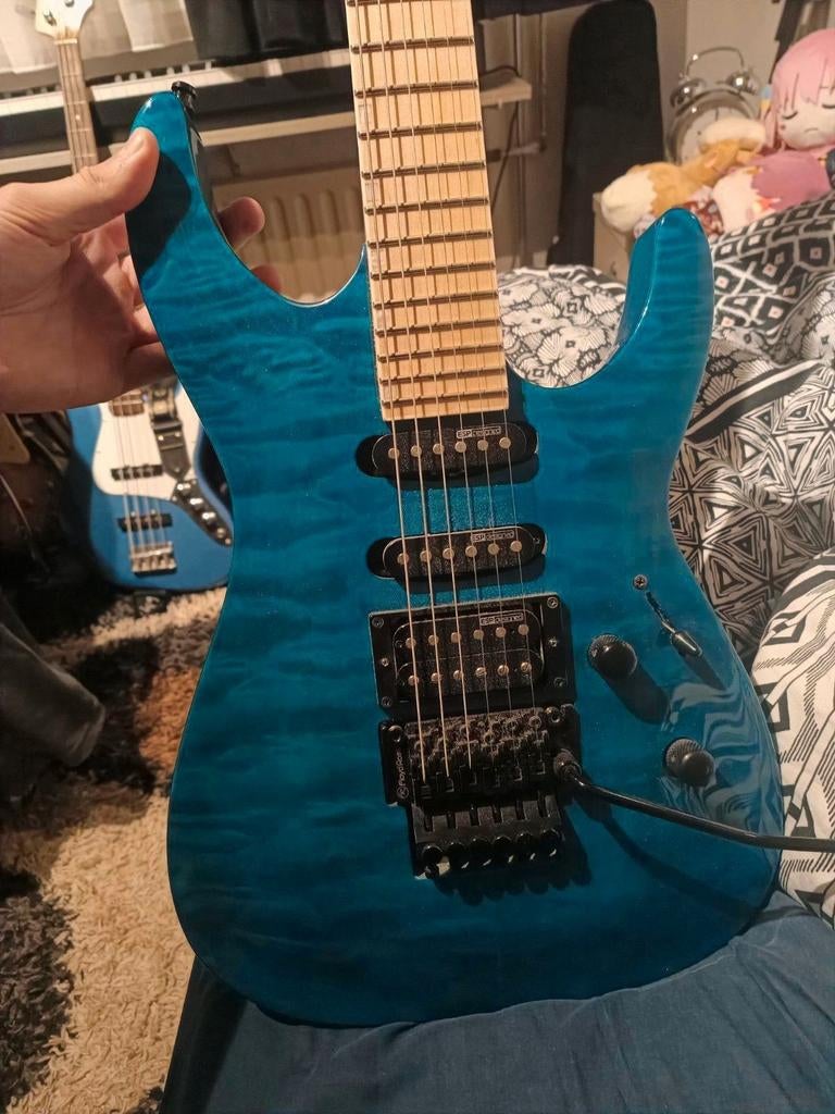 Esp Ltd-203 superstrat, Ophalen, Zo goed als nieuw, Solid body, Ibanez