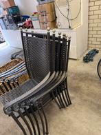 Nette tuinset met 6 stoelen en kussens., Ophalen, Zo goed als nieuw