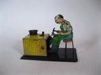 Antiek blikken stoommachine model van Bing, schoenmaker 1920, Ophalen of Verzenden