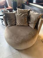Whoon Oisterwijk Fauteuil Rond Draaibaar Velvet, Huis en Inrichting, Ophalen, Eenpersoons, 75 tot 100 cm, Zo goed als nieuw