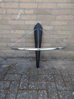 Vintage metalen halfronde kapstok wandkapstok, Huis en Inrichting, Ophalen, Gebruikt, Metaal, Wandkapstok