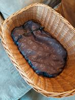 rieten honden fietsmand met kussen en vast riempje., Ophalen, Riet