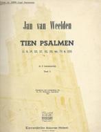 Jan van Weelden Tien Psalmen deel 3 (klavarskribo), Orgel, Gebruikt, Ophalen of Verzenden, Religie en Gospel