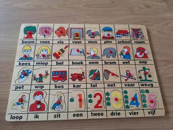Groep 3 woorden puzzel - leren lezen beschikbaar voor biedingen