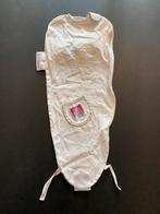 Witte puckababy inbakerslaapzak 0-3 maanden, Ophalen of Verzenden, Gebruikt, Minder dan 70 cm