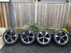 Zgan orginele audi q5 rotor velgen+dunlop banden 255/45zr20, Ophalen, Audi