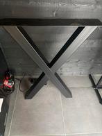 Stalen Tafelpoten Bar Hoogte, Huis en Inrichting, Tafelonderdelen, Ophalen, Tafelpoot, Minder dan 50 cm, Gebruikt