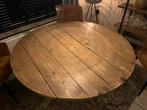 Steigerhouten eettafel 135 cm, Huis en Inrichting, Tafels | Eettafels, Ophalen, Gebruikt, 100 tot 150 cm, Rond