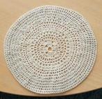 Ronde gehaakte kleedje crème kleur 23 cm, Hobby en Vrije tijd, Breien en Haken, Ophalen of Verzenden, Zo goed als nieuw, Haken