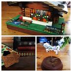 Vintage muziekdoosje chalet - enesco paardje - bouzouki, Antiek en Kunst, Curiosa en Brocante, Ophalen of Verzenden