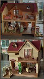 Sylvanian Families Country House met groente tuin., Ophalen of Verzenden, Gebruikt, Poppenhuis