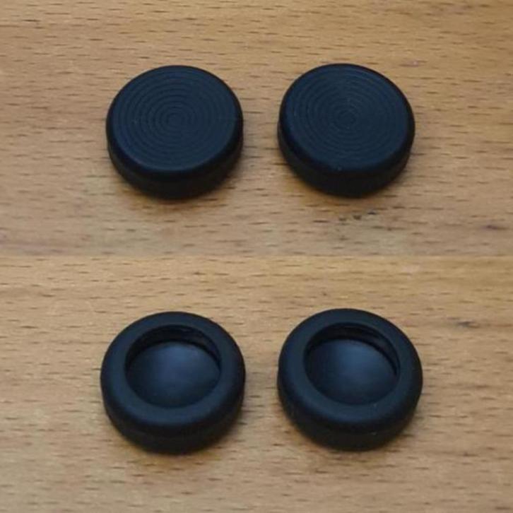 2 x Joystick Rubbers / Thumb Grips - Zwart, Spelcomputers en Games, Games | Nintendo Switch, Gebruikt, Overige genres, 1 speler