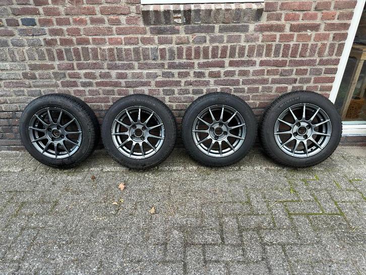 Set OZ MSW velgen + Michelin banden, Auto-onderdelen, Banden en Velgen, Banden en Velgen, All Season, 14 inch, 175 mm, Personenwagen