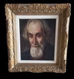 portret op metaal., Antiek en Kunst, Ophalen of Verzenden