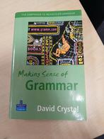 Making sense of grammar, Verzenden, Zo goed als nieuw, David Crystal