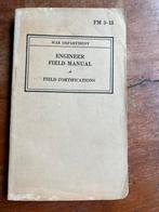 WO2 Amerikaans voorschrift Engineer Genie fortificaties 1940, Amerika, Verzenden, Boek of Tijdschrift, Landmacht