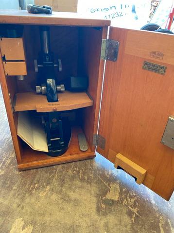 Carl Zeiss Jena Microscoop in Kist - antiek beschikbaar voor biedingen