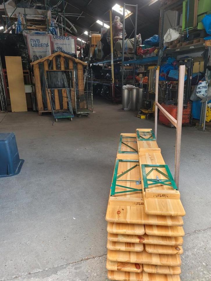 Biertafel sets TE HUUR voor tuin tent of straatfeest, Hobby en Vrije tijd, Feestartikelen | Verhuur, Overige, Ophalen