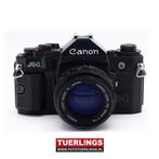 Canon A-1 + 50mm 1.4 Spiegelreflex, Ophalen of Verzenden, Zo goed als nieuw, Spiegelreflex, Canon