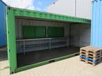 container 20ft met 1 zijde open verlichting werkbank, Zakelijke goederen, Machines en Bouw | Keten en Containers, Ophalen, Container