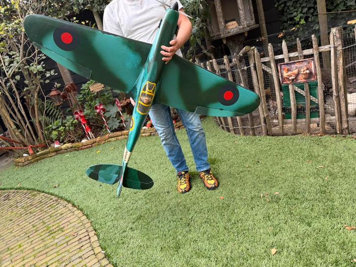 Bestuurbare spitfire, Hobby en Vrije tijd, Modelbouw | Radiografisch | Vliegtuigen, Gebruikt, Ophalen of Verzenden