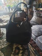 Lederen handtas met lederen voering, Sieraden, Tassen en Uiterlijk, Tassen | Damestassen, Ophalen of Verzenden, Bruin, Handtas