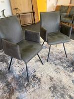 Ongebruikte set eetkamer stoelen, 100% leer, ongebruikt!, Ophalen, Zo goed als nieuw, Overige kleuren, Leer