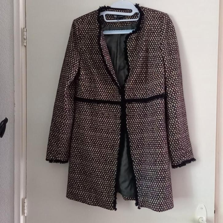 Didi jasje maat XS - Mooie tweed look!, Kleding | Dames, Jassen | Zomer, Zo goed als nieuw, Maat 34 (XS) of kleiner, Overige kleuren