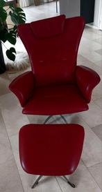 Montel Verstelbare Fauteuil met Voetenbank, Huis en Inrichting, Fauteuils, Ophalen, Gebruikt, 75 tot 100 cm, Metaal