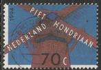 Nederland 1994 1595 Mondriaan 70c, Gest, Postzegels en Munten, Postzegels | Nederland, Ophalen of Verzenden, Na 1940, Gestempeld