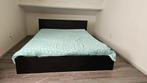 Ikea MALM Bed, zwartbruin, 160x200 cm, Huis en Inrichting, Slaapkamer | Bedden, 160 cm, Gebruikt, Hout, Zwart