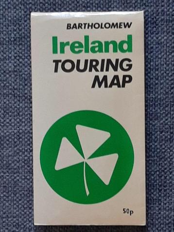 Vintage: Bartholomew kaart Ireland 1974 (zeldzaam!) beschikbaar voor biedingen