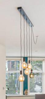 Ikea Plafondlamp met 5 lampen, Ophalen, Gebruikt, Glas