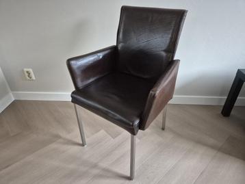 Stocks - leren design eetkamerstoelen (4x)  beschikbaar voor biedingen