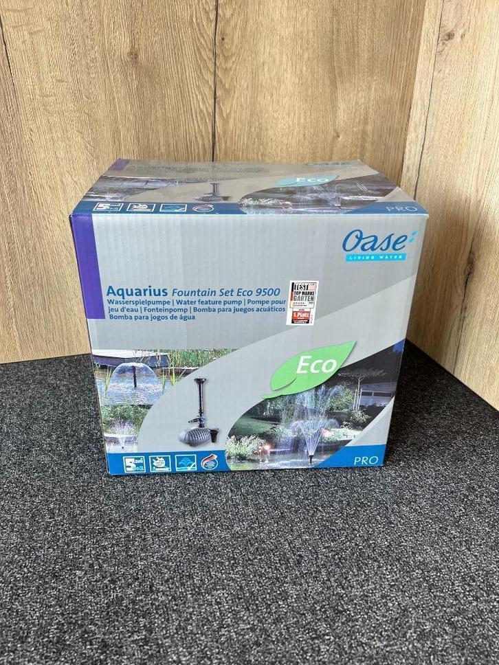 Oase Aquarius Fountain Set Eco 9500 fonteinpomp, Tuin en Terras, Waterpartijen en Fonteinen, Nieuw, Fontein, Kunststof, Ophalen of Verzenden