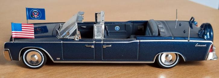 Lincoln Continental Limousine SS-100-X (JFK 1963) - Atlas 1:, Hobby en Vrije tijd, Modelauto's | 1:43, Zo goed als nieuw, Auto