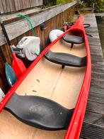 3-Persoons Kajak met Kar, Watersport en Boten, Kano's, Ophalen, Gebruikt, Canadese kano of Open kano, Met peddels