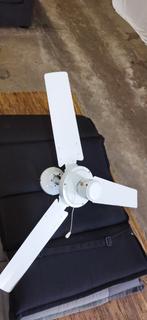 Witte plafond ventilator, Ophalen, Gebruikt, Plafondventilator