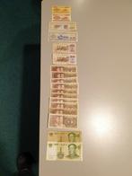 China, lotje van 18 coupons/ Biljetten (B2), Postzegels en Munten, Bankbiljetten | Azië, Ophalen of Verzenden