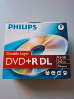 DVD+R DL - 4 stuks nieuw in verpakking, Computers en Software, Beschrijfbare discs, Philips, Nieuw, Ophalen of Verzenden, Dvd