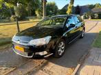 Citroën C5 1.6 THP Tourer 2010 Zwart, Auto's, Citroën, Voorwielaandrijving, 1800 kg, Zwart, Leder en Stof