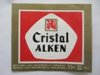 bieretiket Belgie 14-9 (4F) alken kronenbourg, Ophalen of Verzenden, Gebruikt, Overige typen, Overige merken
