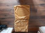 Twee mosterdgele kussenhoezen 40x40, Huis en Inrichting, Woonaccessoires | Kussens, Ophalen of Verzenden, Zo goed als nieuw, Geel